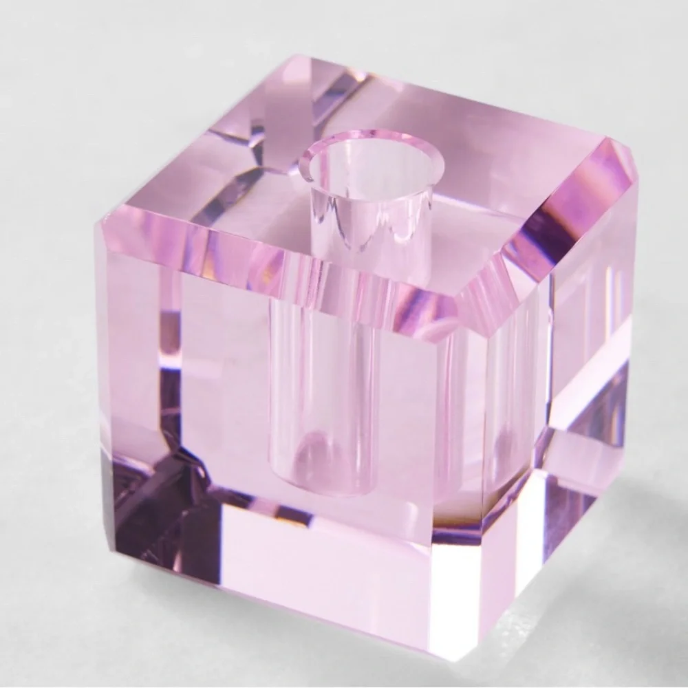 NITB Williams & Sonoma Crystal Tiny Taper Holders, Set of 2